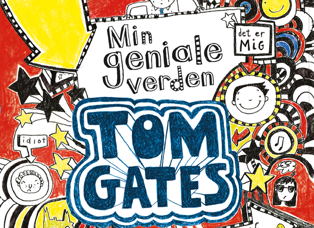Illustration med Tom gates - min geniale verden af Liz Pichon
