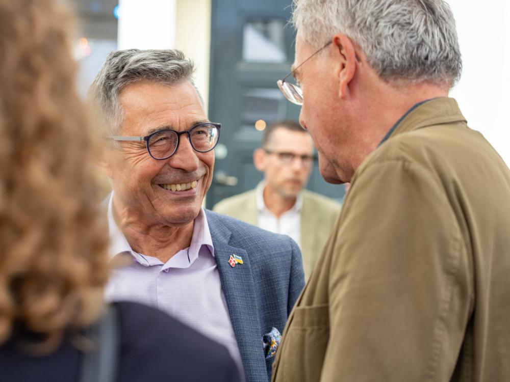 På billedet: Anders Fogh Rasmussen & Jens Christian Grøndahl