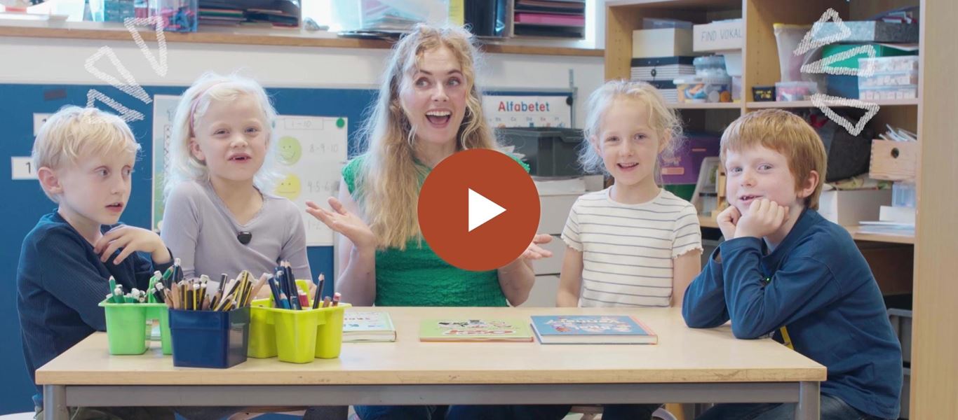 Skoleklar med Læsehulen