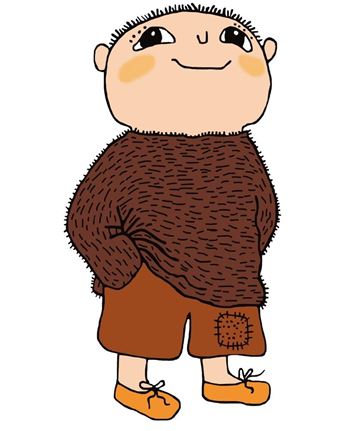 Illustration fra DEN FANTASTISKE BUS