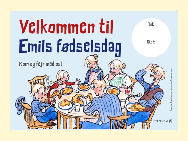 Print og leg med Emil fra Lønneberg