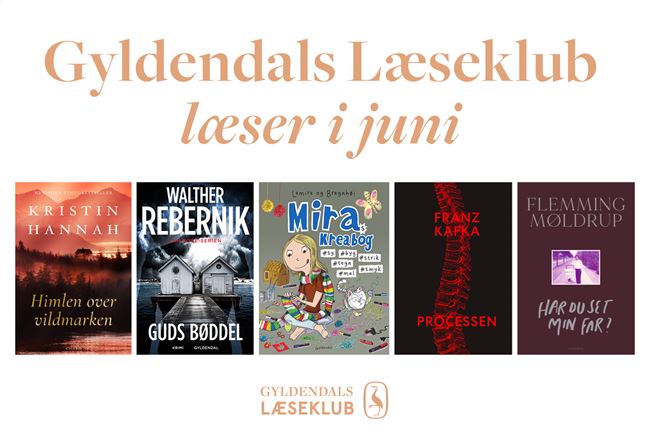 Gyldendals Læseklub læser i juni